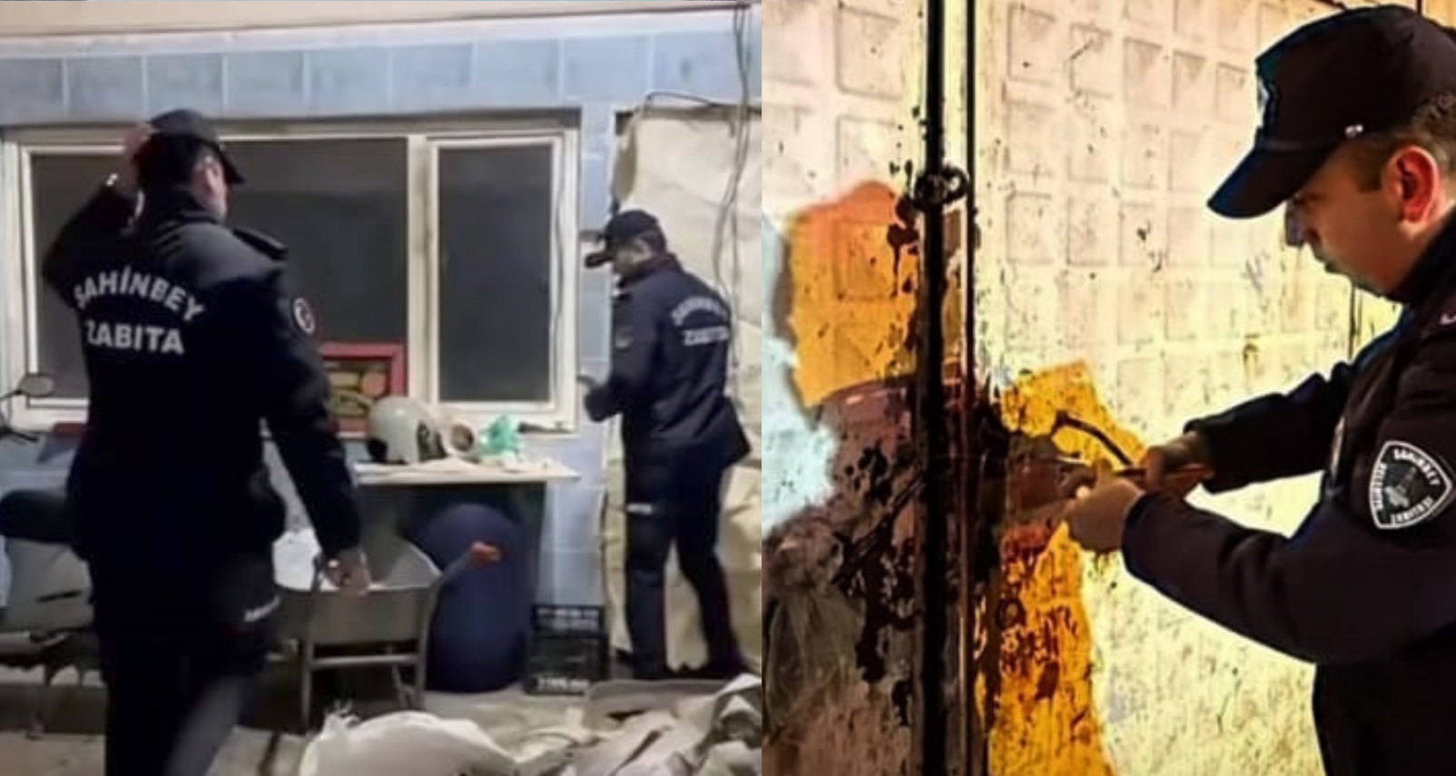 ŞAHİNBEY’DE 1300 KİLO SAĞLIKSIZ SAKATAT ELE GEÇİRİLDİ