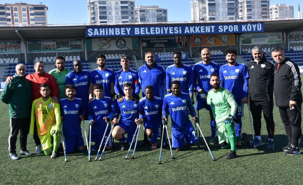 ŞAHİNBEY AMPUTE TAKIMI ÇIKIŞINI SÜRDÜRÜYOR