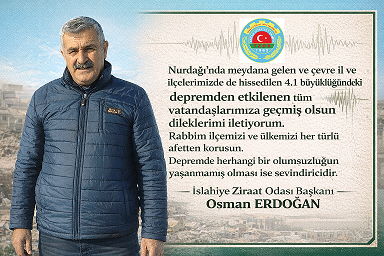 ERDOĞAN: GEÇMİŞ OLSUN NURDAĞI!