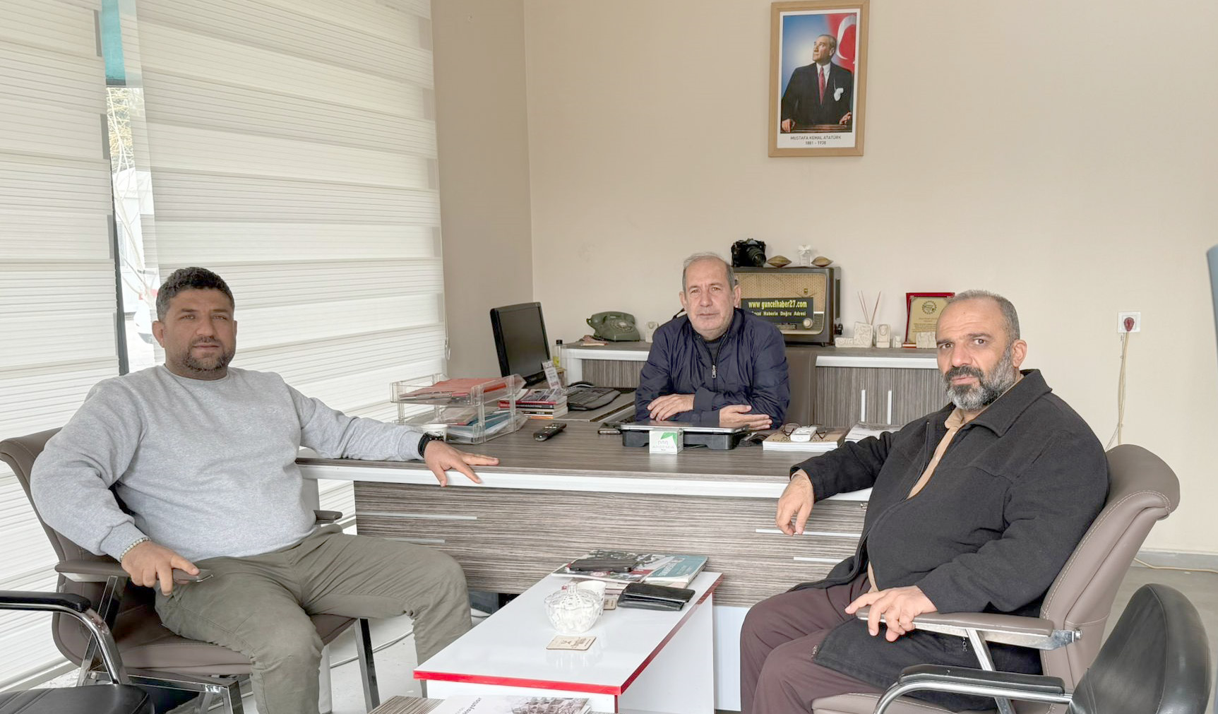 SAADET  PARTİSİNDEN  GUNCELHABER27’YE ZİYARET