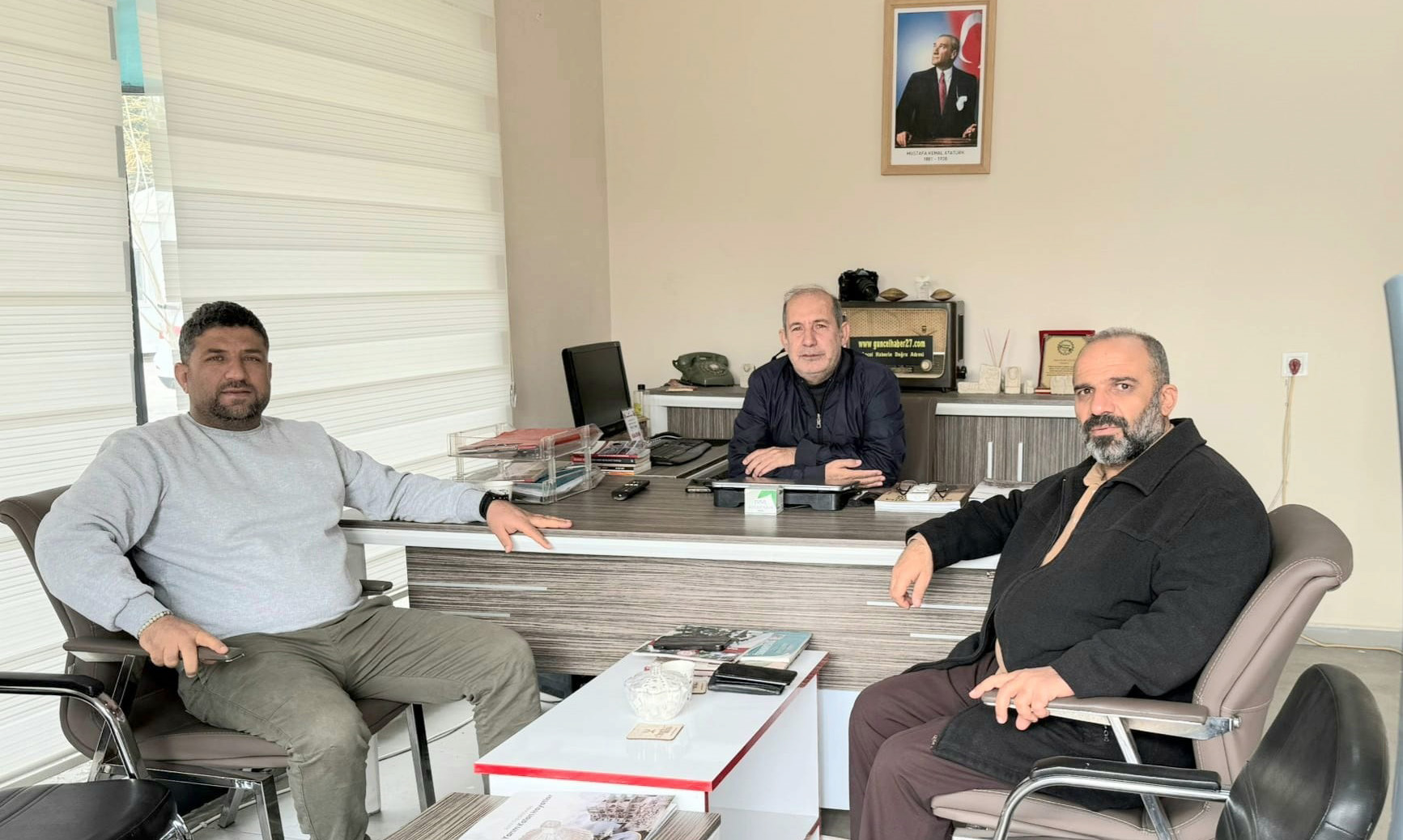 SAADET  PARTİSİNDEN  GUNCELHABER27’YE ZİYARET