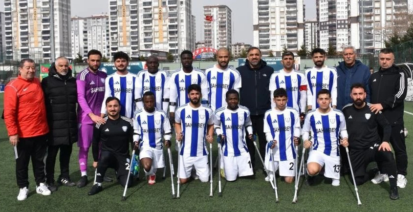 ŞAHİNBEY AMPUTE FUTBOOL TAKIMI LİDER OLDU