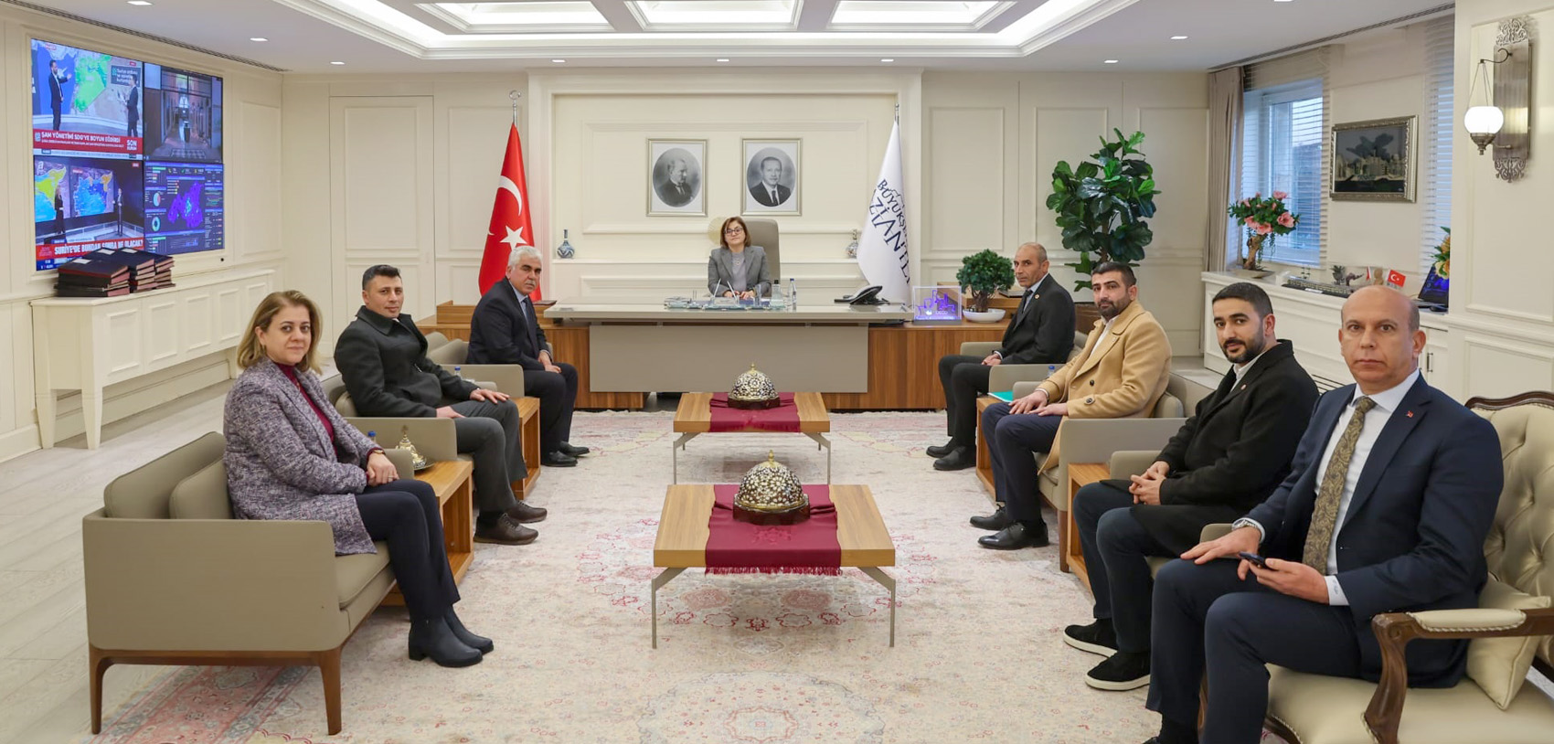 YRP MECLİS ÜYELERİNDEN ŞAHİN’E ZİYARET