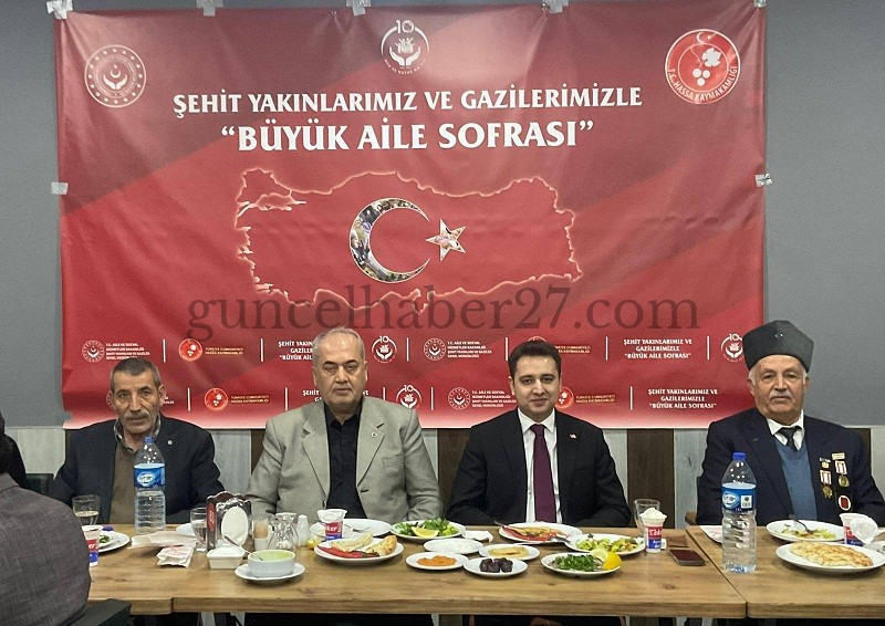 HASSA KAYMAKAMI, İLK İFTARINI ŞEHİT AİLELERİYLE AÇTI