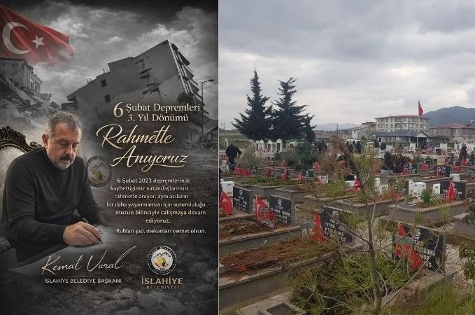 İSLAHİYE BELEDİYE BAŞKANI VURAL’DAN 6 ŞUBAT ANMA MESAJI