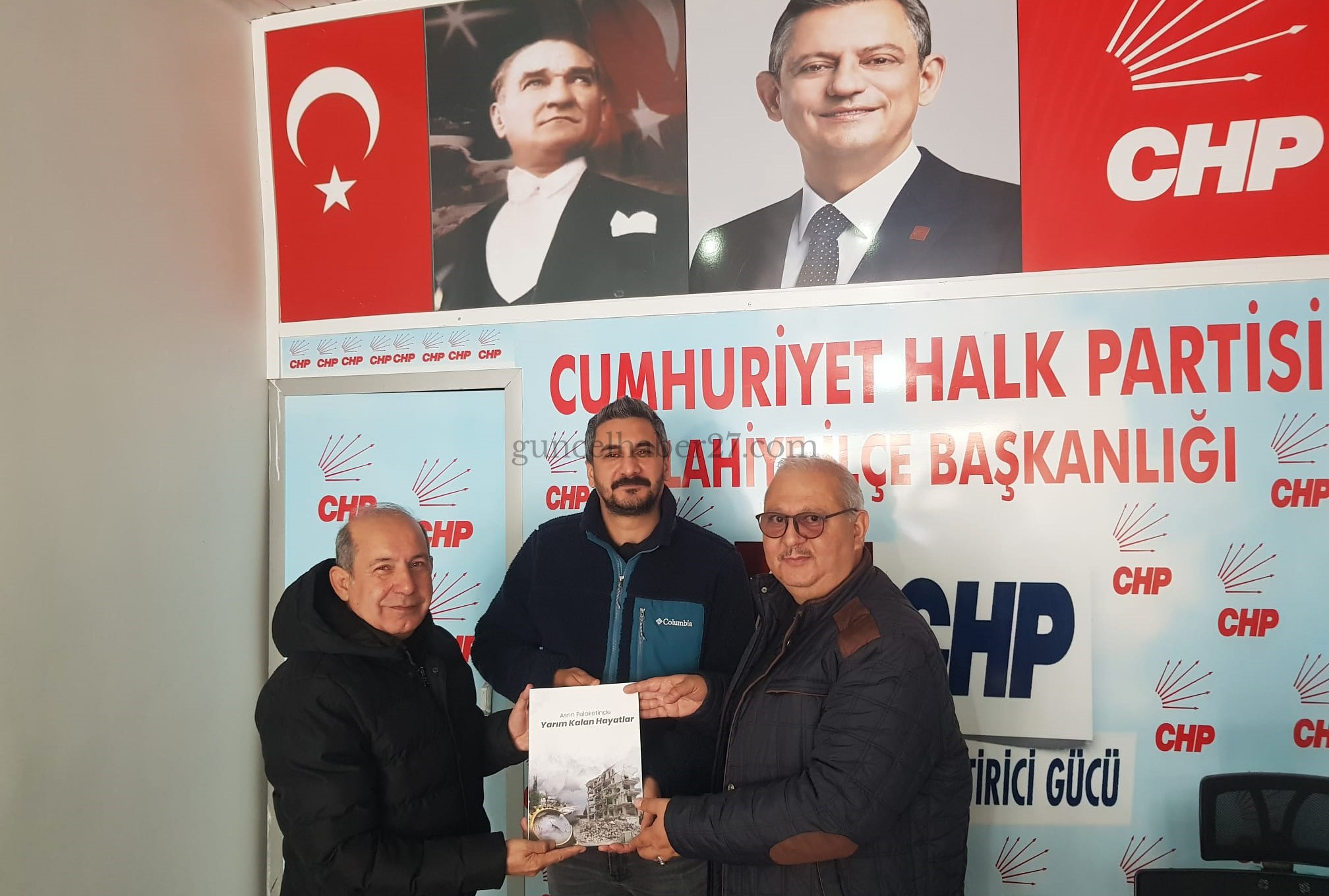 GUNCELHABER27 EDİTÖRLERİNDEN CHP İLÇE BAŞKANLIĞI’NA ZİYARET