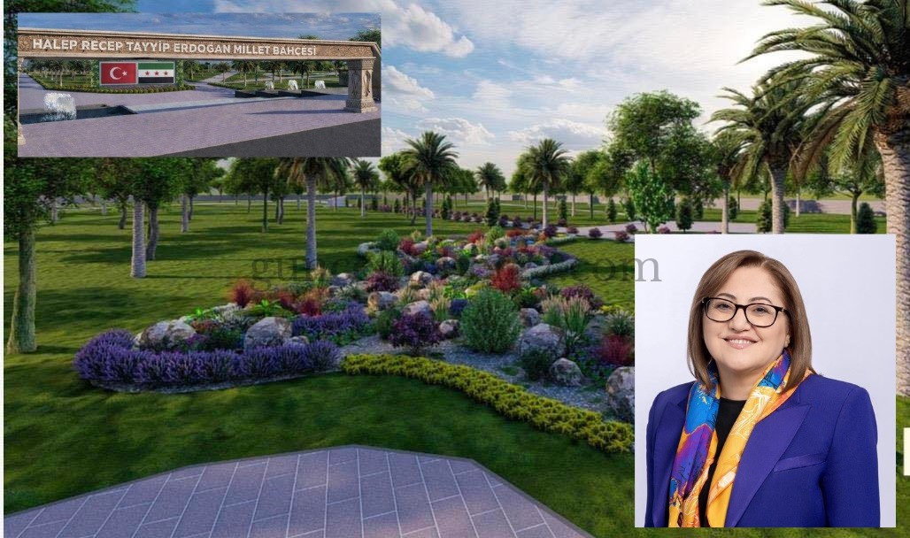 GAZİANTEP BÜYÜKŞEHİR’DEN HALEP’E MİLLET BAHÇESİ