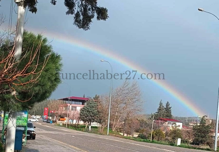 İSLAHİYE’DE GÖKKUŞAĞI GÜZELLİĞİ