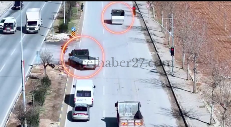 GAZİANTEP’TE 6 BİN ARACA KIRIMIZI IŞIK İHLALİ CEZASI