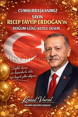 BAŞKAN VURAL, CUMHURBAŞKANI ERDOĞAN’IN DOĞUM GÜNÜNÜ KUTLADI