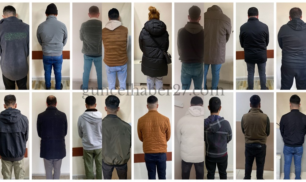 NİZİP’TE 21 SUÇLU YAKALANDI