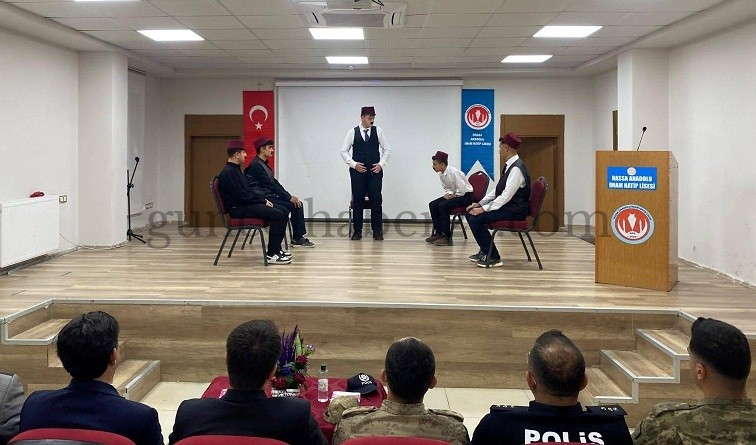 KAYMAKAM KAHRAMAN, İSTİKLAL MARŞI’NIN KABULÜ PROGRAMINA KATILDI