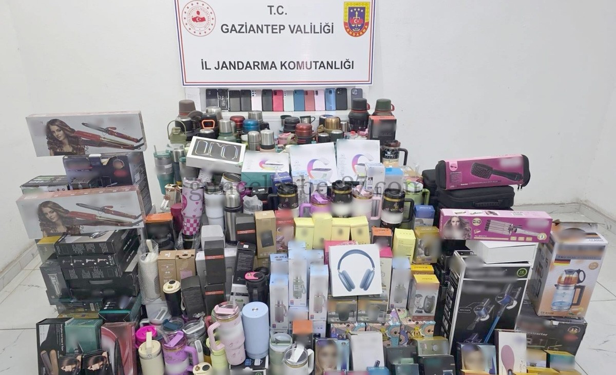 GAZİANTEP’TE JANDARMADAN KAÇAK ÜRÜN OPERASYONU