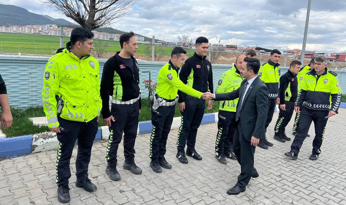 KAYMAKAM ERCİYAS’TAN GÜVENLİK GÜÇLERİNE ZİYARET