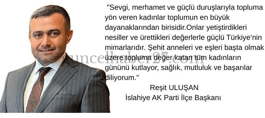BAŞKAN ULUŞAN’DAN 8 MART DÜNYA KADINLAR GÜNÜ MESAJI