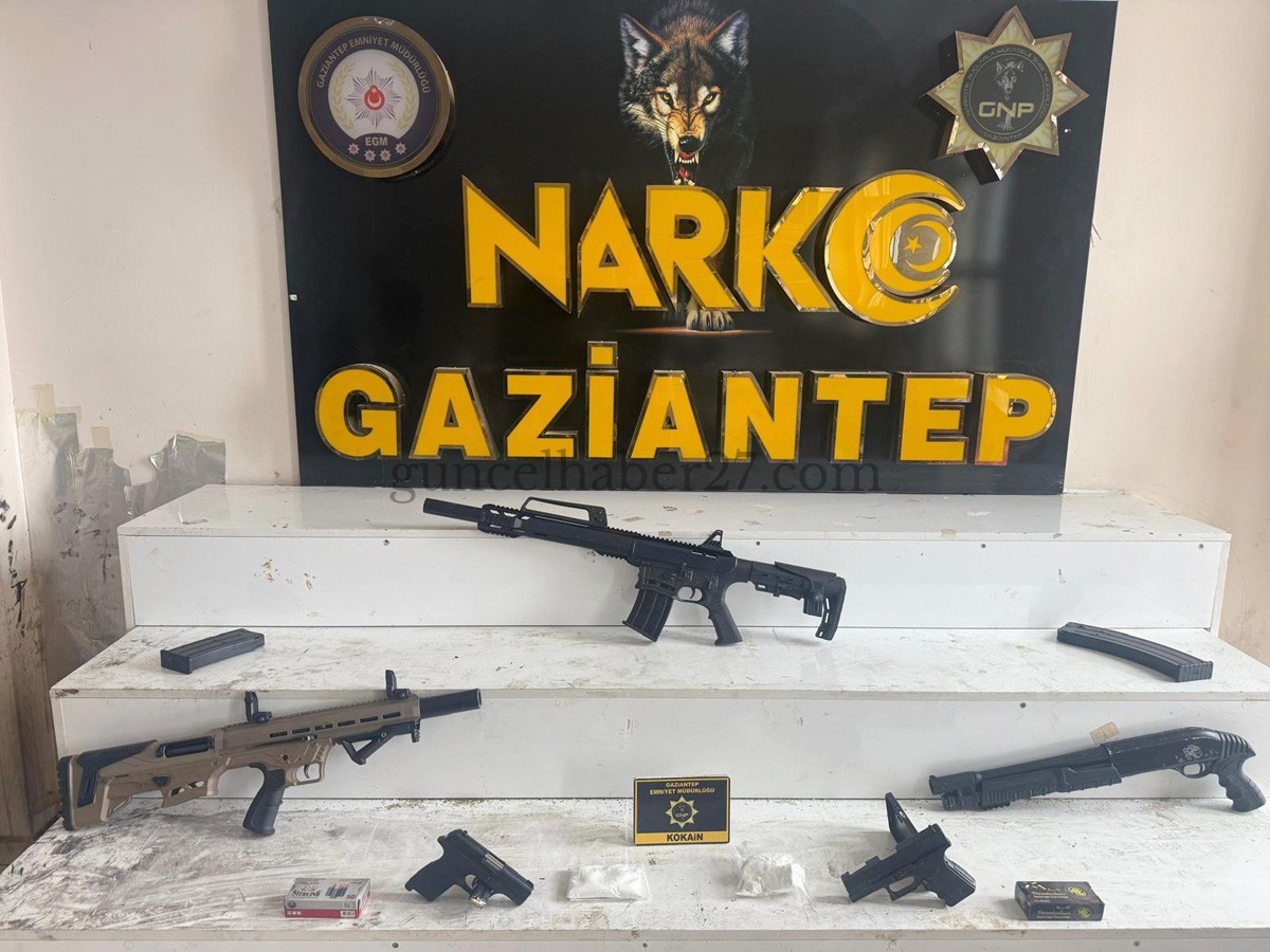 GAZİANTEP’TE UYUŞTURUCU OPERASYONU