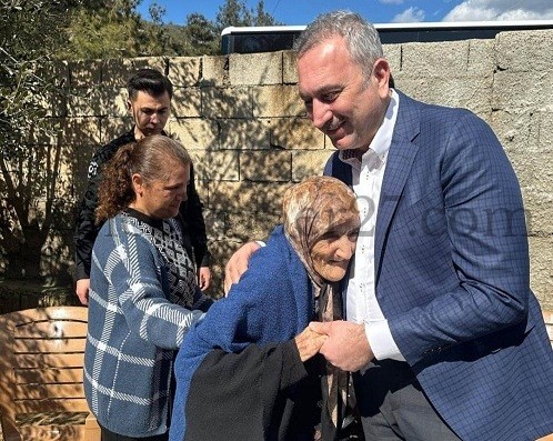 GÜL, 105 YAŞINDAKİ FATMA TIRAŞ’I ZİYARET ETTİ