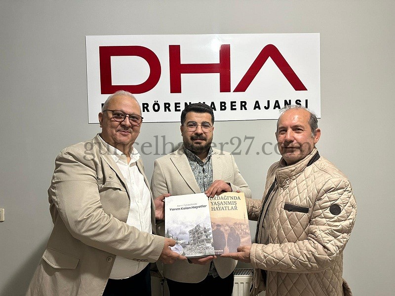 GUNCELHABER27.COM EDİTÖRLERİNDEN DHA GAZİANTEP BÖLGE MÜDÜRLÜĞÜNE ZİYARET