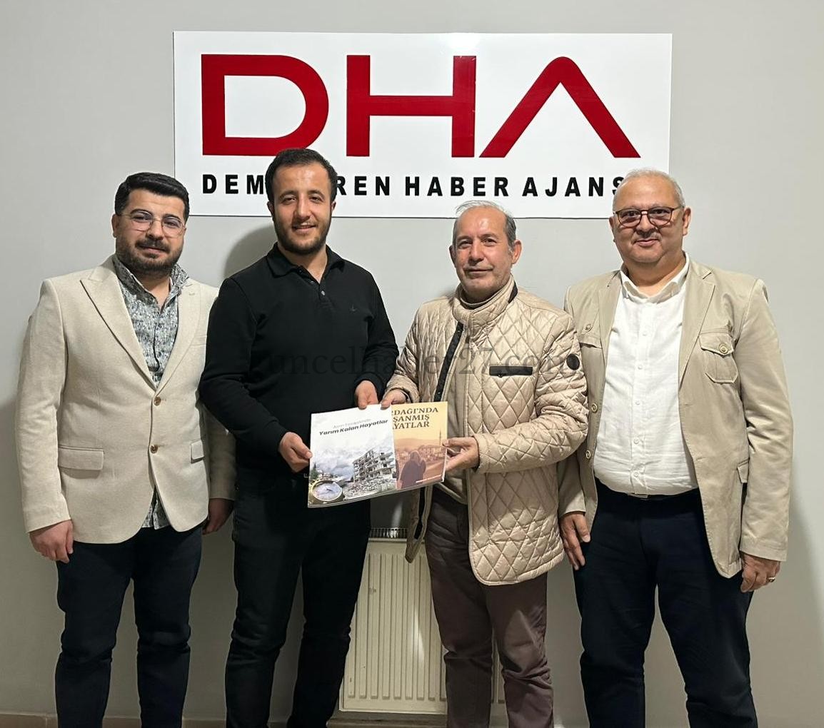 GUNCELHABER27.COM EDİTÖRLERİNDEN DHA GAZİANTEP BÖLGE MÜDÜRLÜĞÜNE ZİYARET