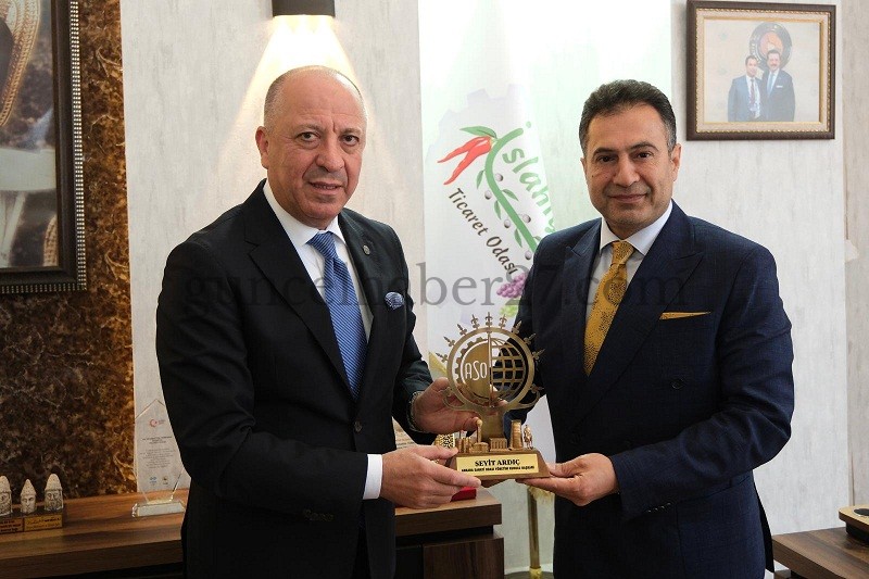 ASO BAŞKANI ARDIÇ’TAN İSLAHİYE TİCARET ODASINA ZİYARET