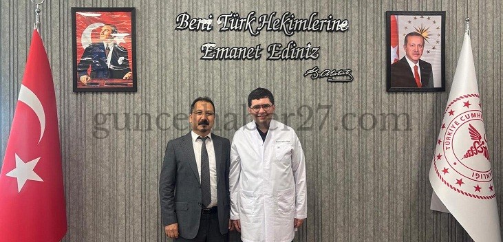 PROF. DR. DEVECİ’DEN PROF. DR. ULUŞAN’A HAYIRLI OLSUN ZİYARETİ