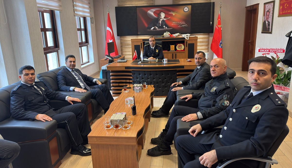 TİCARET ODASI BAŞKANI TÜRKMEN’DEN POLİSLERE ZİYARET