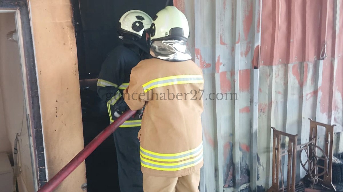 PİKNİK TÜPÜNÜN PATLAMASIYLA ÇIKAN YANGIN SÖNDÜRÜLDÜ