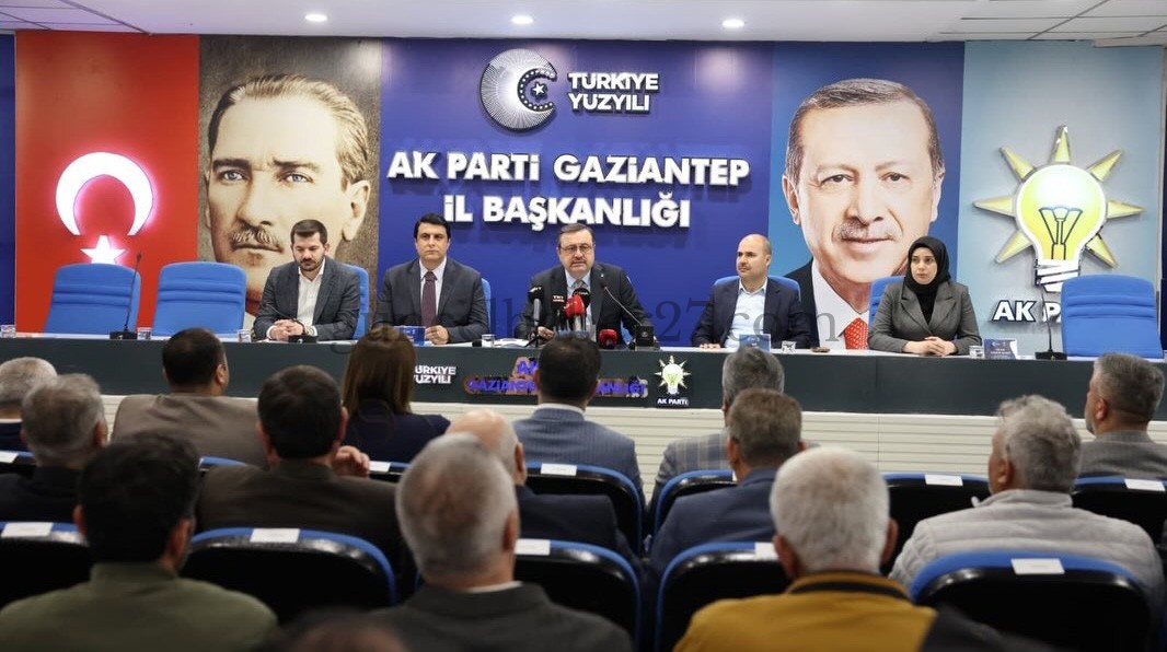 AK PARTİ GAZİANTEP İL BAŞKANINDAN CHP’YE MEHTER TEPKİSİ