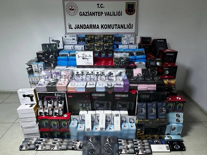 GAZİANTEP’TE 3 MİLYONLUK KAÇAK ÜRÜN ELE GEÇİRİLDİ