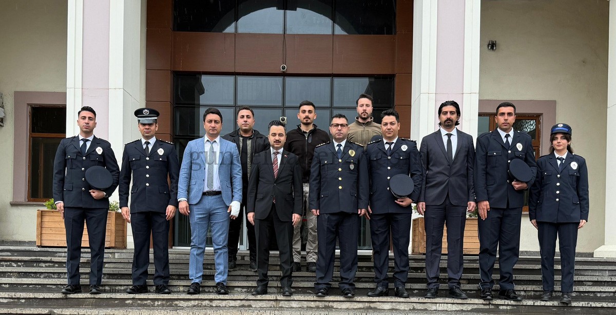 KAYMAKAM ERCİYAS’A POLİSLERDEN ZİYARET