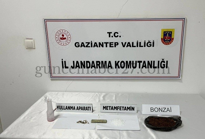 GAZİANTEP’TE UYUŞTURUCU OPERASYONU: 1 TUTUKLAMA