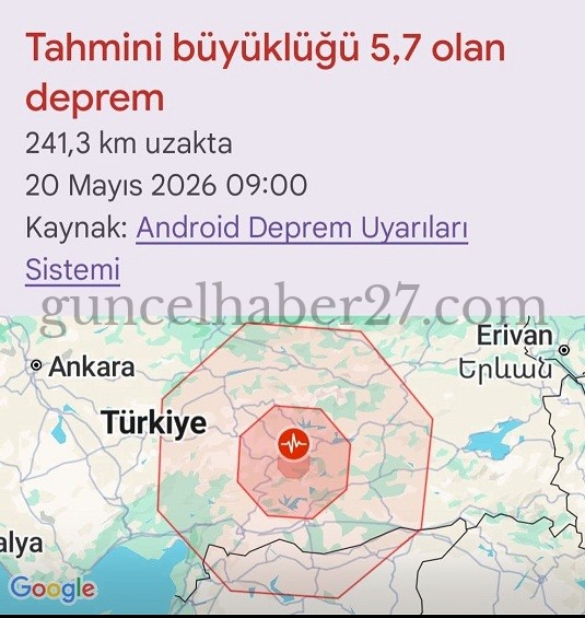 MALATYA’DA 5,7 BÜYÜKLÜĞÜNDE DEPREM!