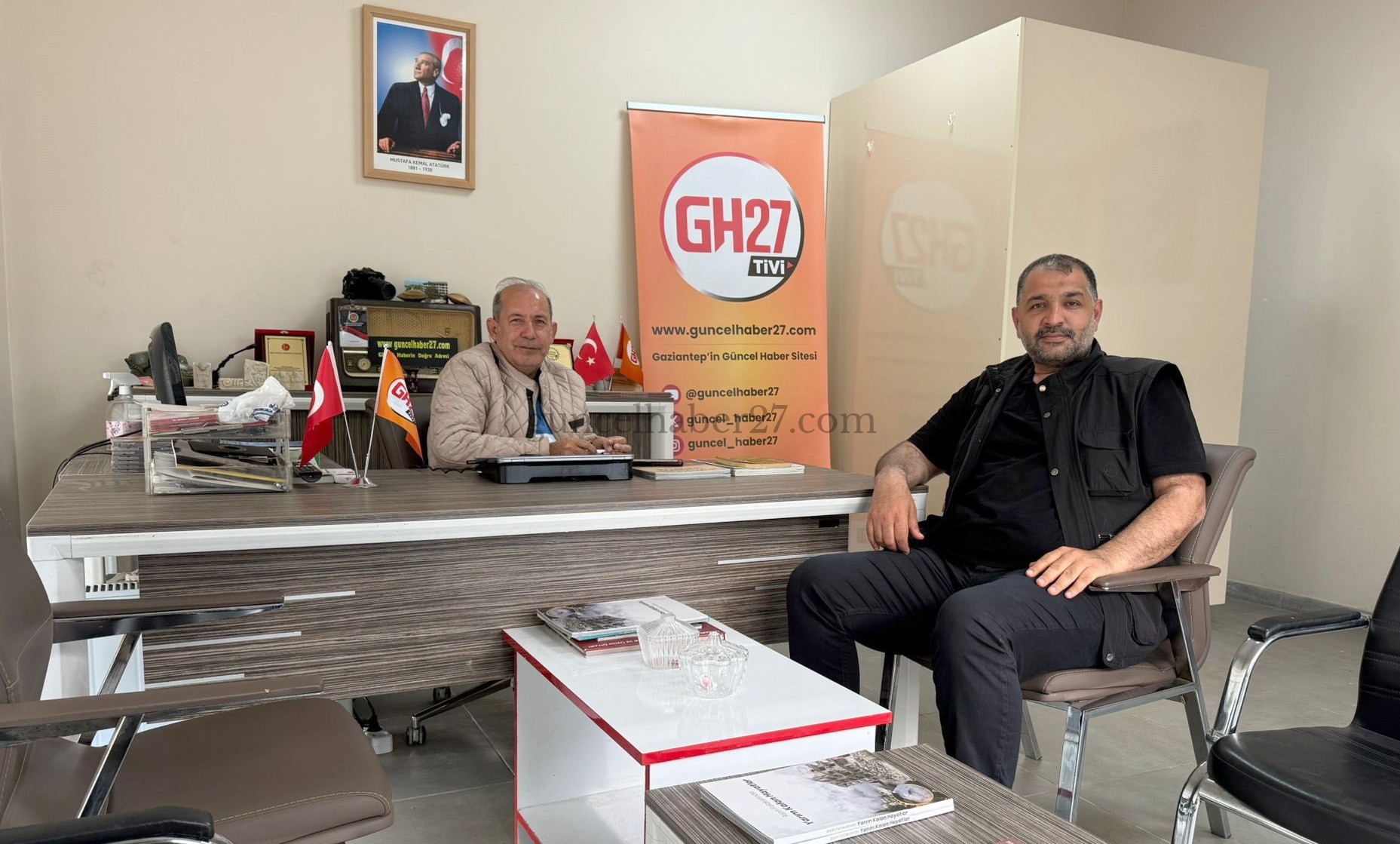 ANAHTAR PARTİSİ BAŞKANI POLAT’TAN GUNCELHABER27.COM’A ZİYARET
