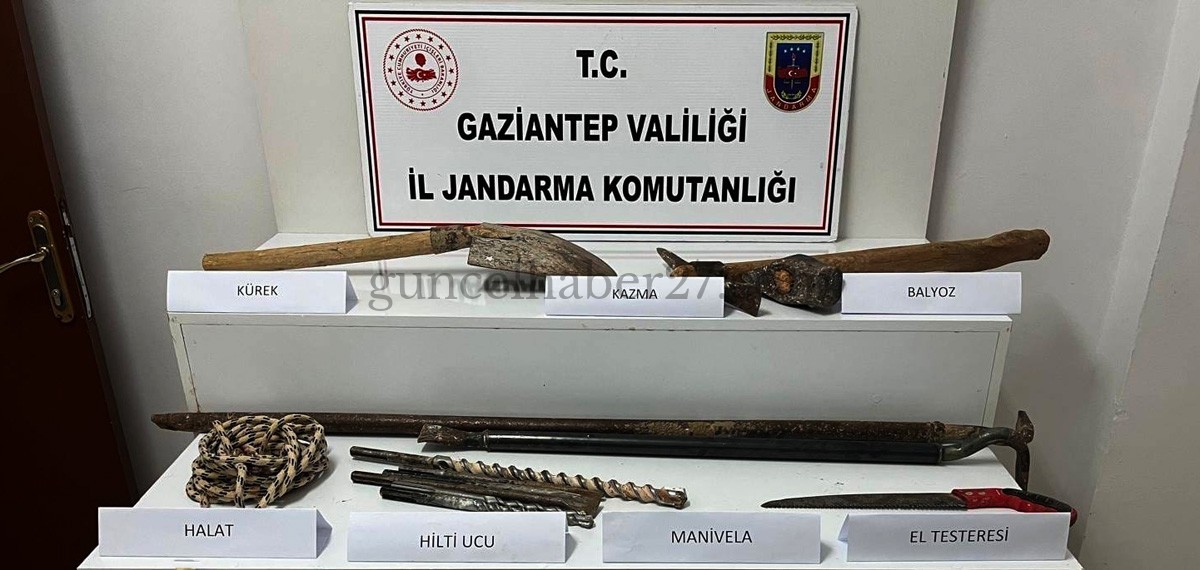 JANDARMADAN KAÇAK KAZIYA SUÇÜSTÜ