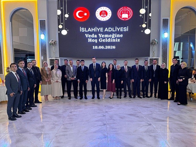 TAYİNİ ÇIKAN HAKİM VE SAVCILARA VEDA YEMEĞİ