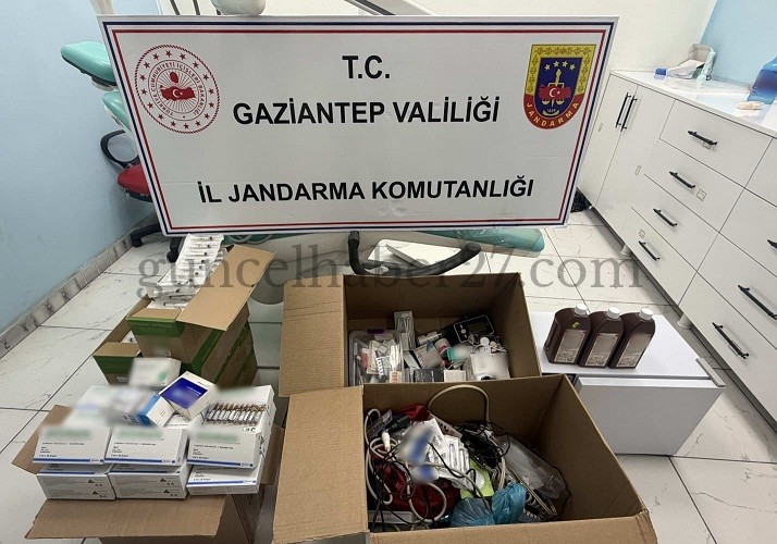 GAZİANTEP’TE RUHSATSIZ DİŞ KLİNİĞİNE OPERASYON