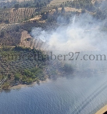 KAHRAMANMARAŞ’TA ZİRAAT ALANI YANGINI KONTROL ALTINA ALINDI