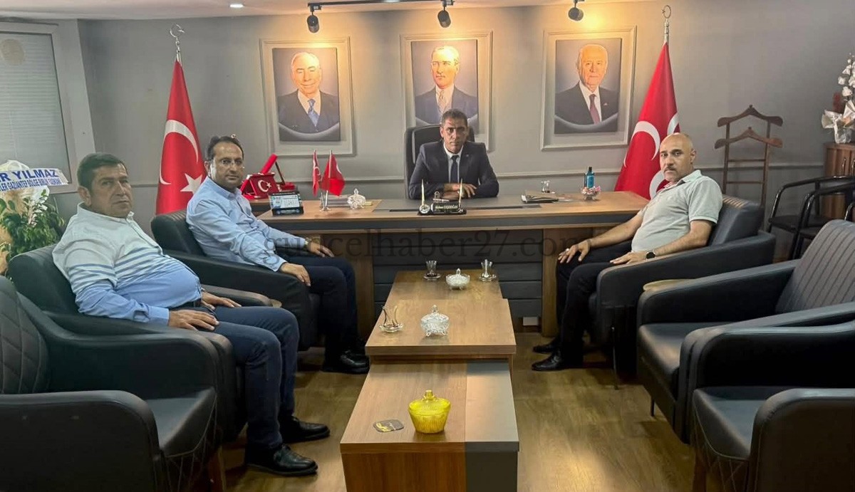 UYANIK VE GÜLER’DEN MHP ŞAHİNBEY’E ZİYARET