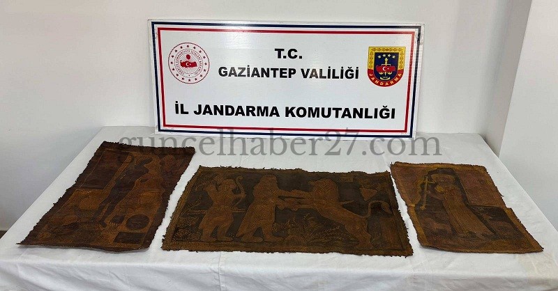 GAZİANTEP’TE TARİHİ ESER OPERASYONUNDA 3 TABLO ELE GEÇİRİLDİ