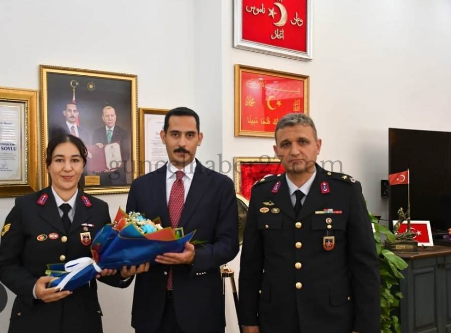 JANDARMA’DAN KAYMAKAM SOYLU’YA ZİYARET