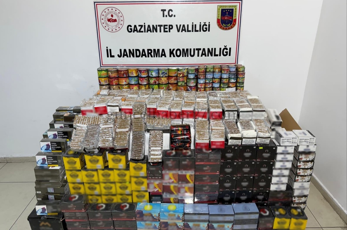 JANDARMA KAÇAK ÜRÜN ELE GEÇİRDİ