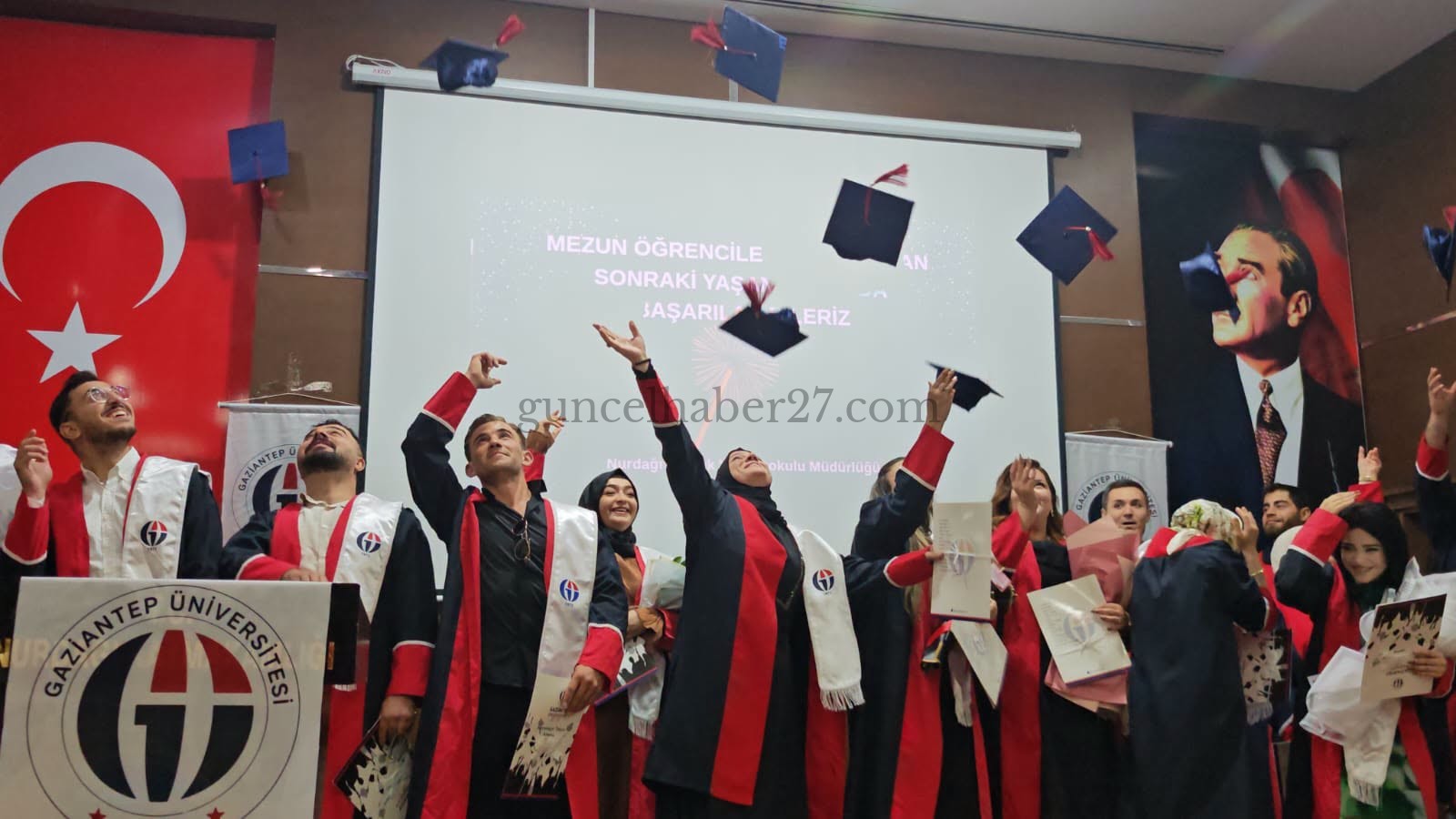 GAÜN NURDAĞI MYO’DA MEZUNİYET COŞKUSU