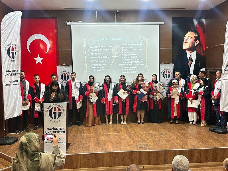 GAÜN NURDAĞI MYO’DA MEZUNİYET COŞKUSU