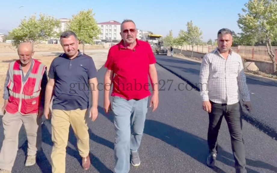 İSLAHİYE BELEDİYESİNDEN ASFALT MESAİSİ