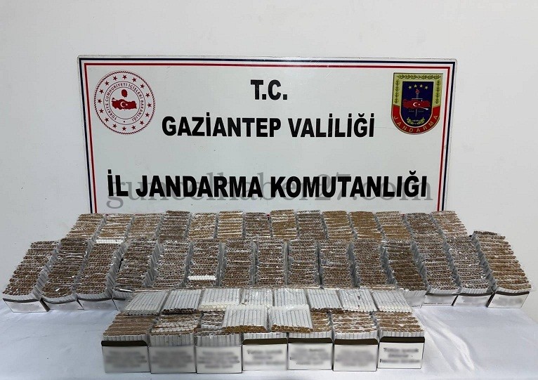 GAZİANTEP’TE KAÇAK TÜTÜN VE SİGARA OPERASYONU