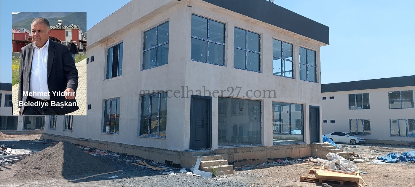 GALERİCİLER SİTESİ’NİN YÜZDE 80’İ TAMAMLANDI