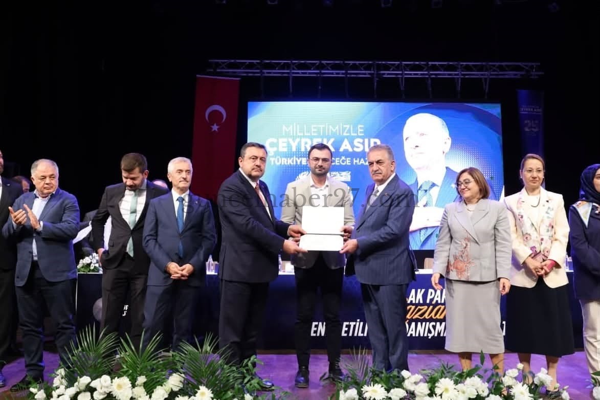 HAYATİ YAZICI’DAN AK PARTİ İSLAHİYE TEŞKİLATINA TEŞEKKÜR
