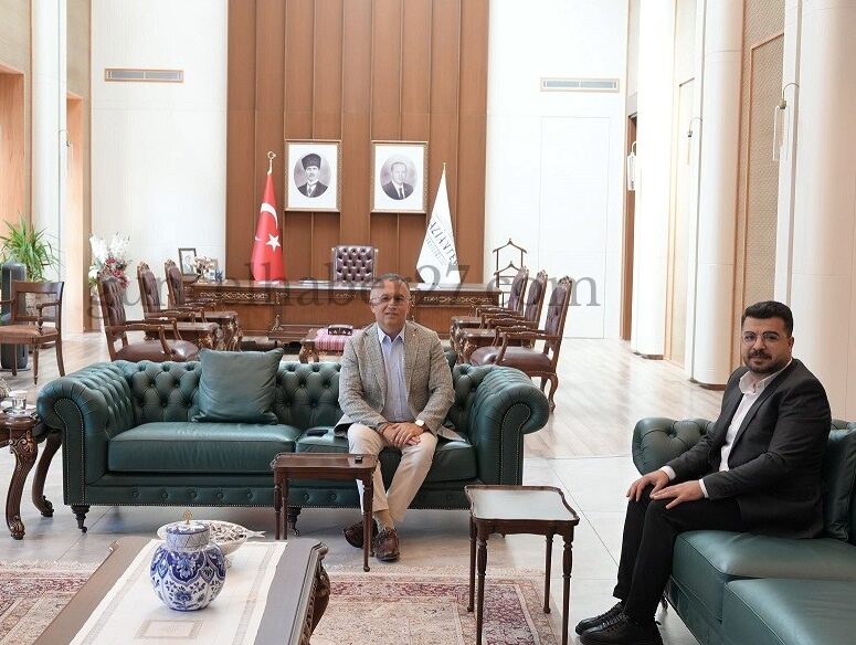 DHA GAZİANTEP MÜDÜRÜ GÜNEŞ’TEN VALİ ÇEBER’E ZİYARET