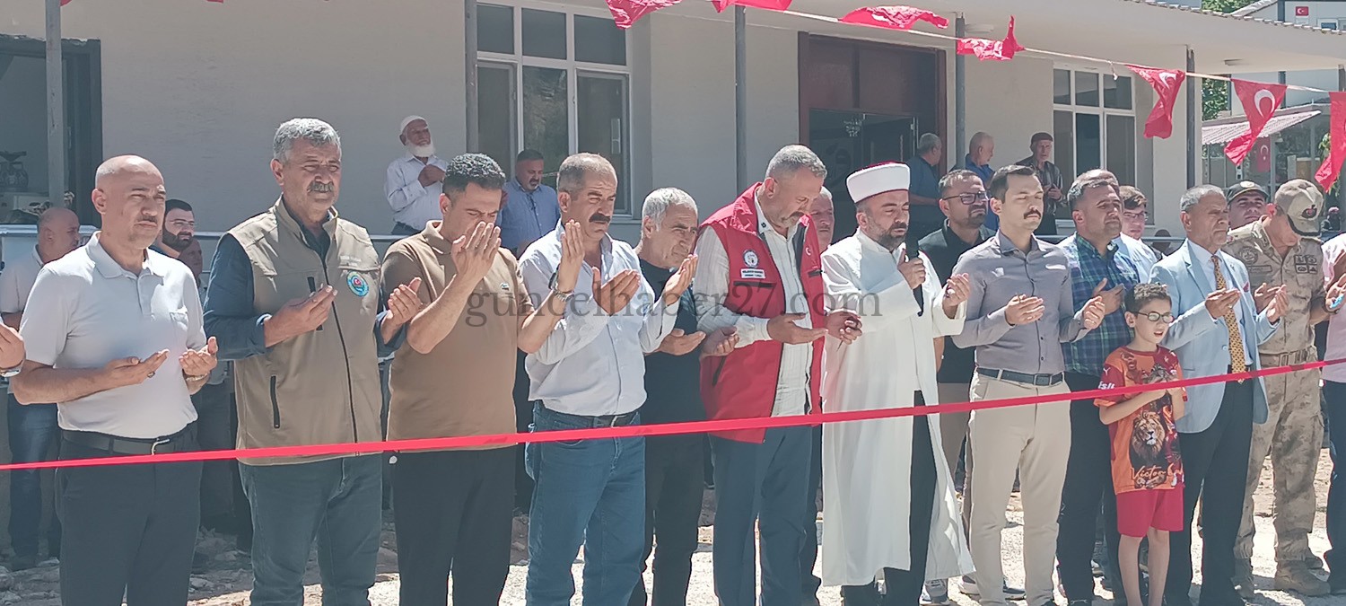 İSLAHİYE’DE HASANLÖK CAMİSİ İBADETE AÇILDI