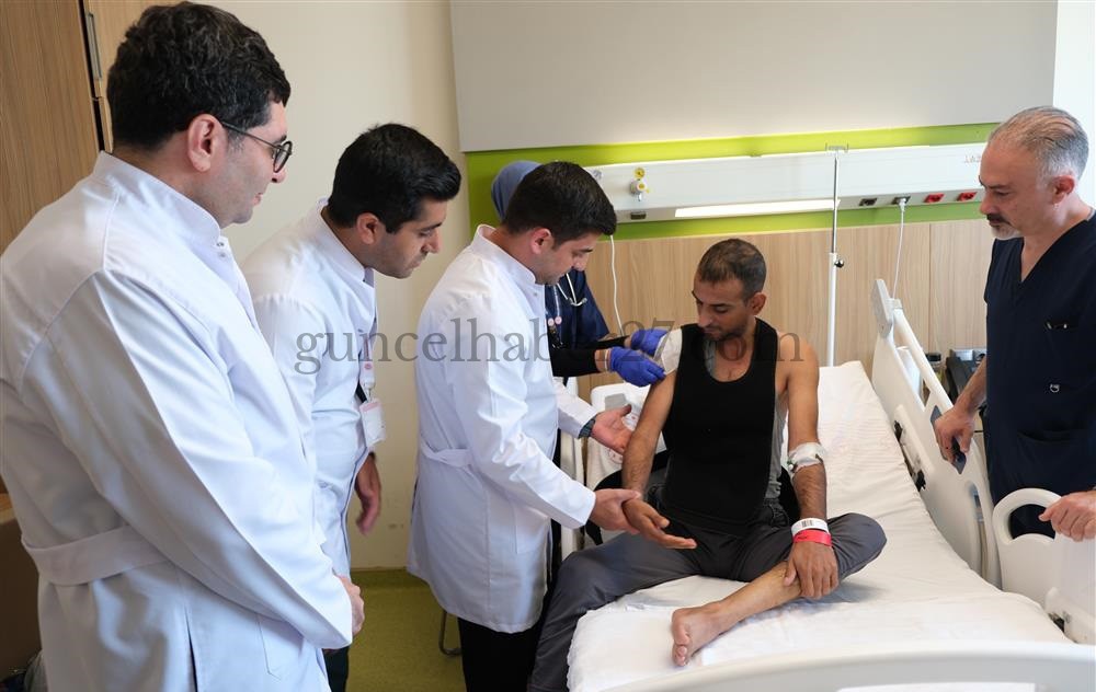 GAZİANTEP’TE BİR İLK: DİZ KIKIRDAĞI OMUZA NAKLEDİLDİ